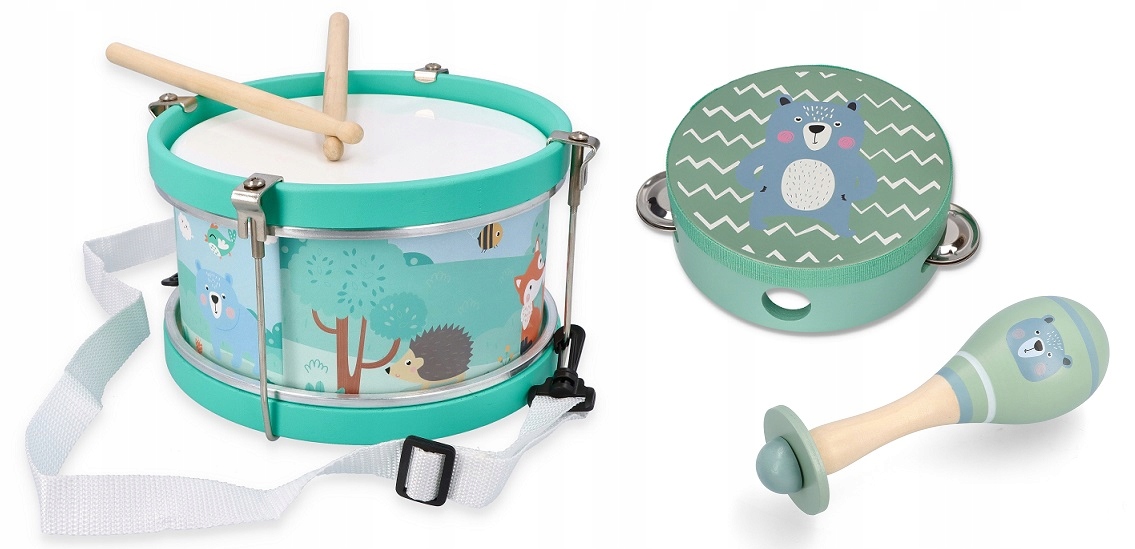 

AdamToys Zestaw muzyczny dla dzieci 3 Instrumenty