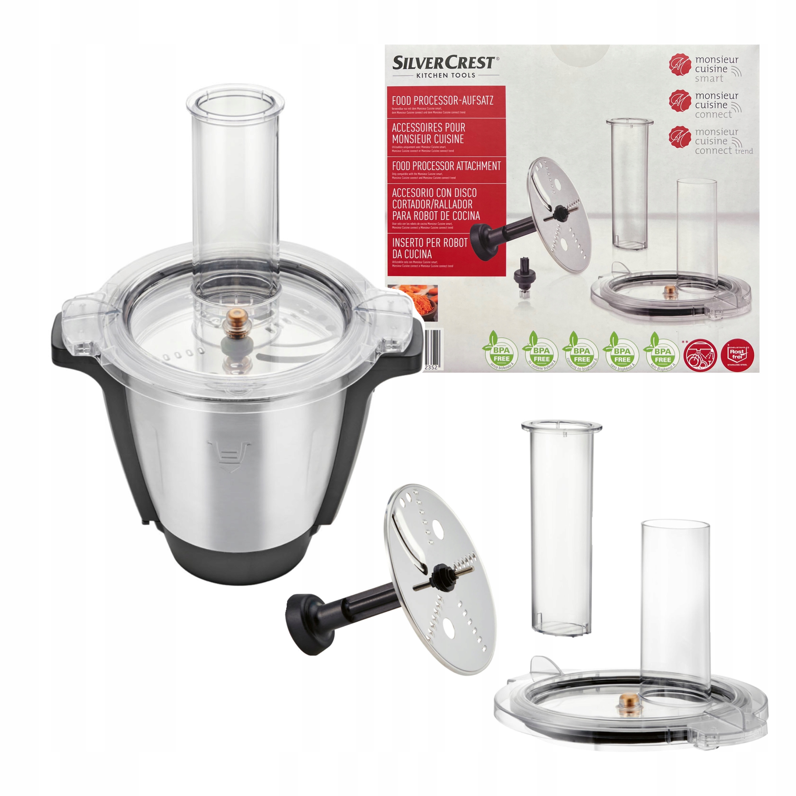 食器 S o LD Szatkownica SilverCrest Monsieur cuisine 1000 W - Sklep, Opinie