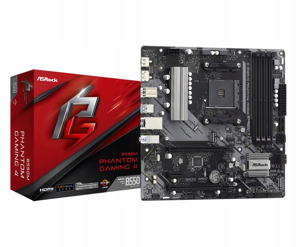 Płyta główna ASRock B550M Phantom Gaming 4 MicroATX DDR4