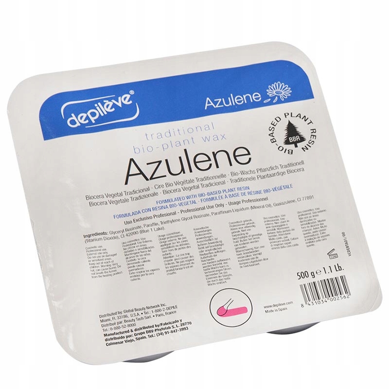 Depileve Wosk Tradycyjny Biowax Azulenowy 1kg