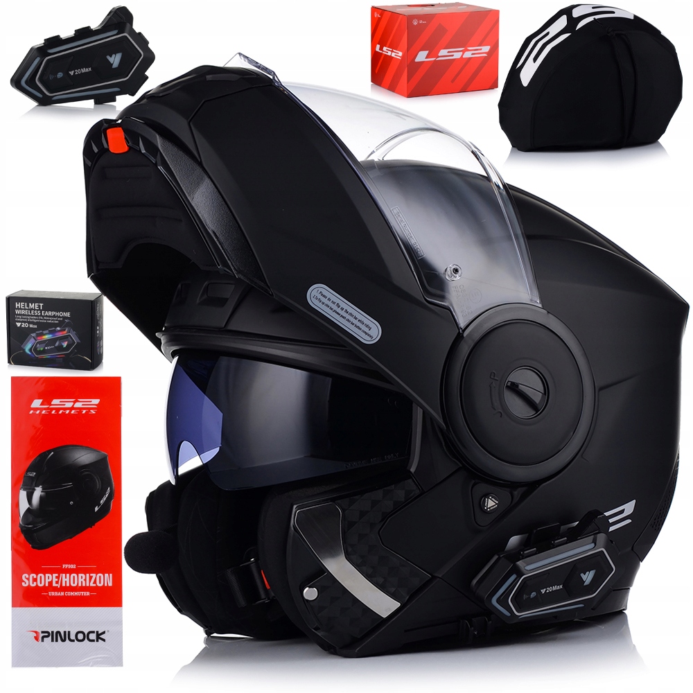 Motocyklová Prilba LS2 FF902 Scope II P/j Čeľusťová Clona Interkom
