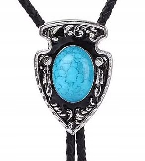 Tyrkysová v jeskyni bolo kravata westernová eko kůže