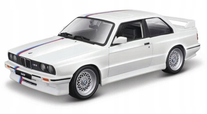 1988 Bmw řady 3 M3 bílá 1:24 Bburago