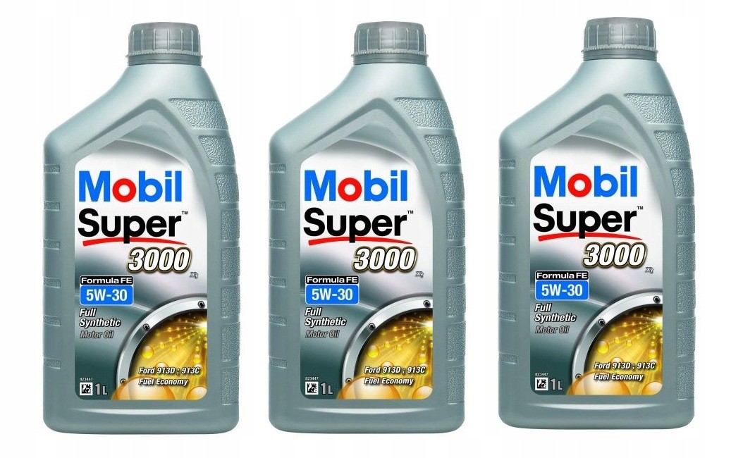 3x Olej 5W30 Mobil 3000 X1 Fe 1L A5 B5 Ford