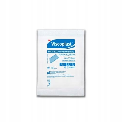 

Viscoplast Kompresy gaza jałowa 5x5 cm x 3 szt