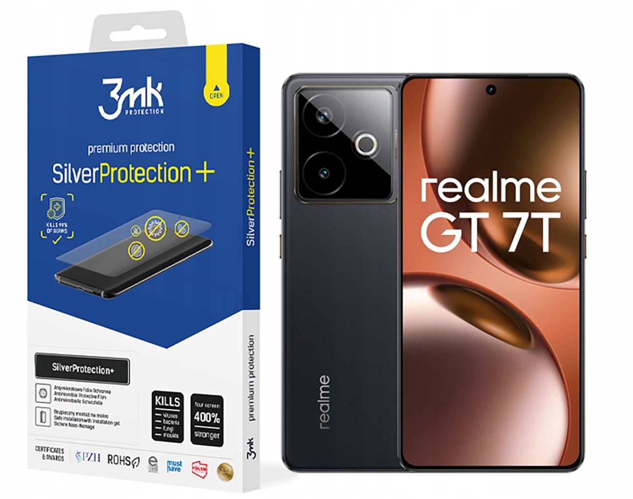 Fólie Silver Protect+ 3MK pro Realme Gt 7T