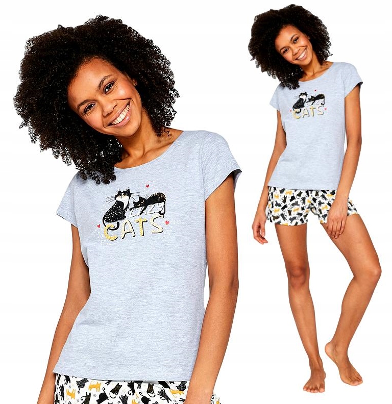 

Piżama damska Cornette Lazy Cats 628/194 # XL