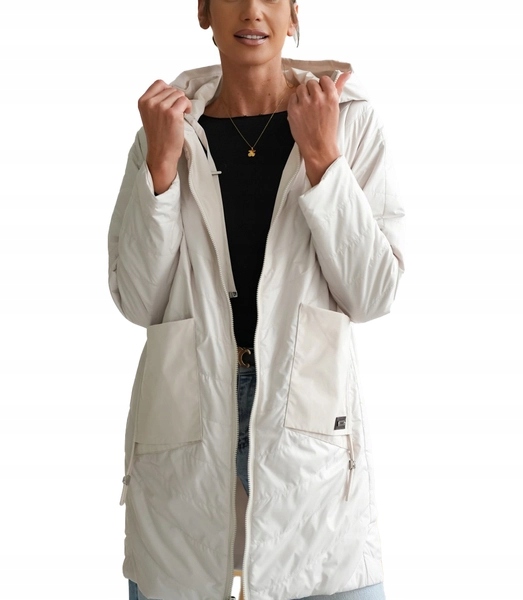 Dvoustranný přechodový kabát Sara 48