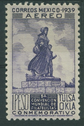 Mexico 1 peso - 1939 Tulsa Okla
