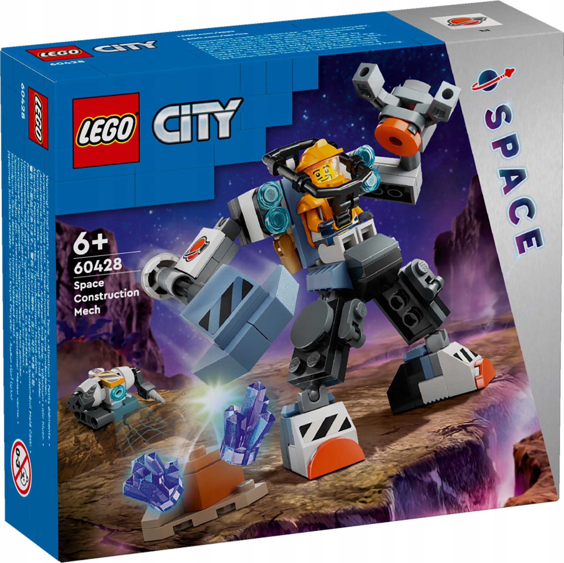 LEGO City 60428 Kosmiczny mech Prezent Marka LEGO