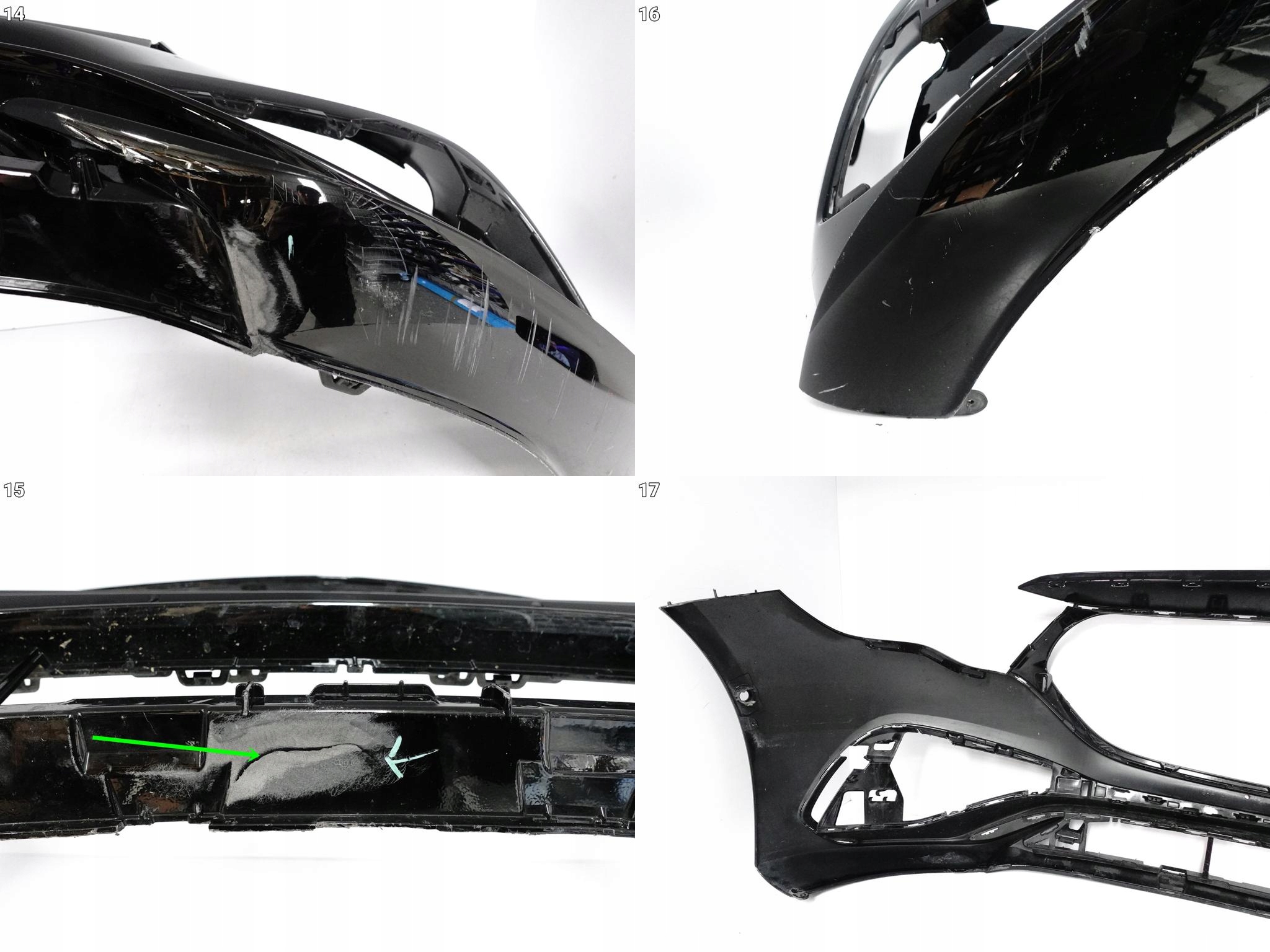 MERCEDES E-KLASA W214 S214 AMG LINE 23- bumper BUMPER front (PDC)