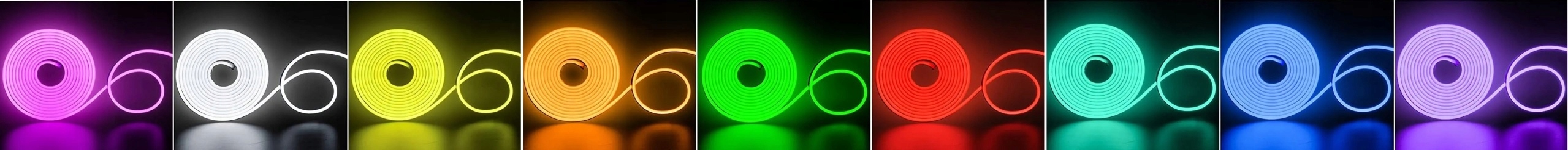 TAŚMA LED NEON 10M (1x10) APLIKACJA BLUETOOTH RGB PILOT RADIOWY 2.4GHz 24V Informacje o bezpieczeństwie CE