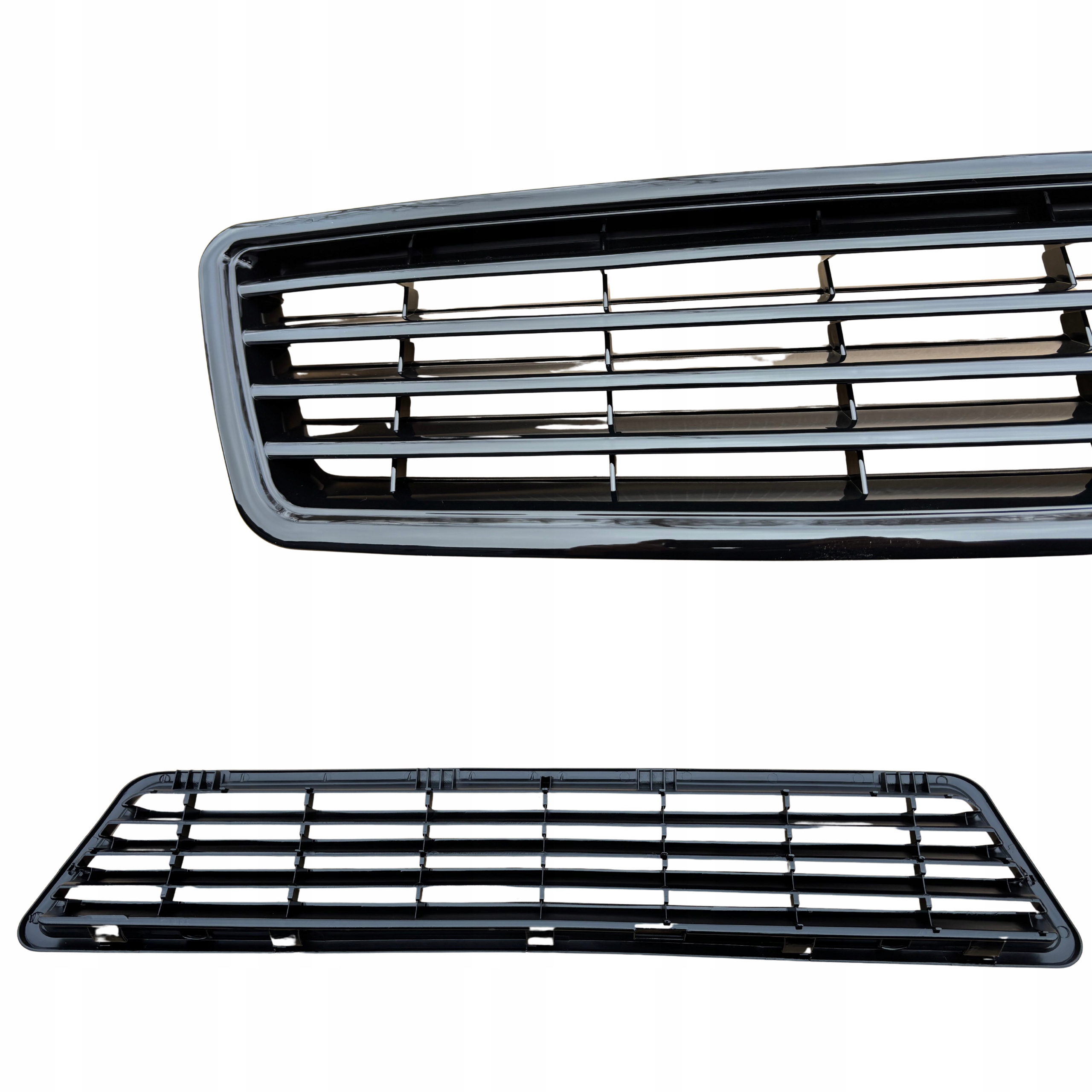 Gril Audi A6 C5 1998–2004 Černý Lesklá atrapa