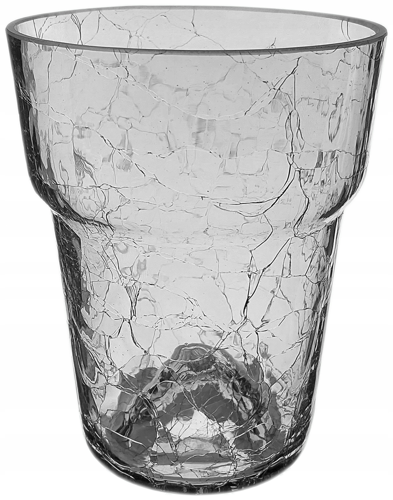 Osłonka szklana do storczyków przezroczysta szkło odcień czarny dymny