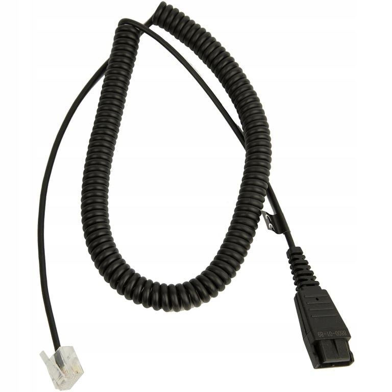 QD to RJ45 coiled 0,5-2m cord Openstage