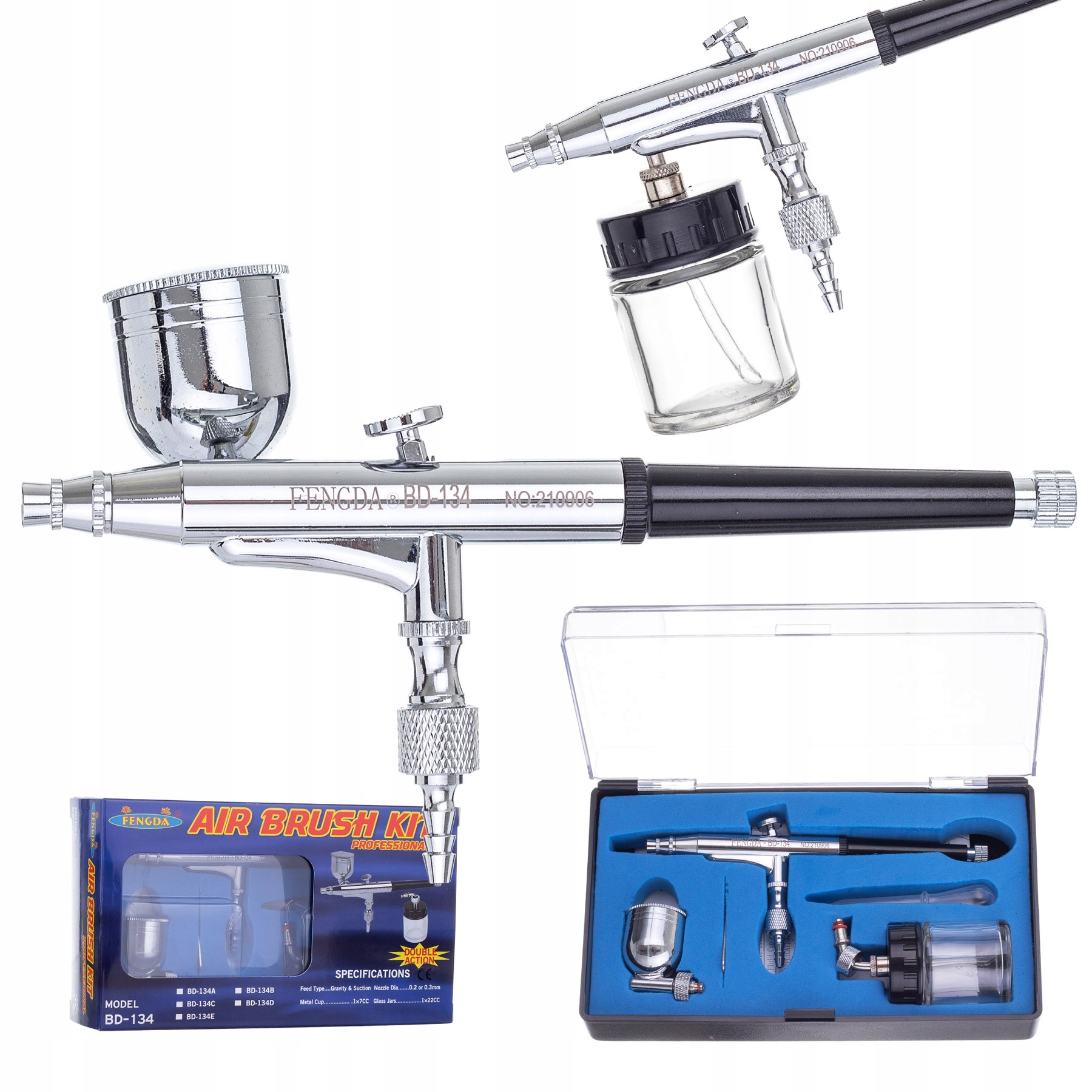 

Aerograf Fengda BD-134 dysza 0,3mm