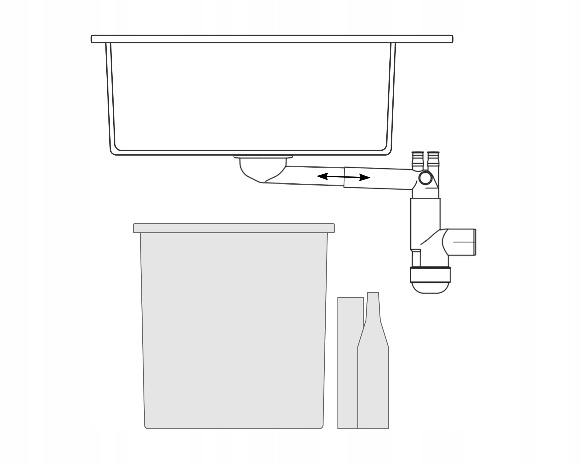 Chromowany syfon manualny 1,5 oraz 2-komorowy EAN (GTIN) 5906501020996