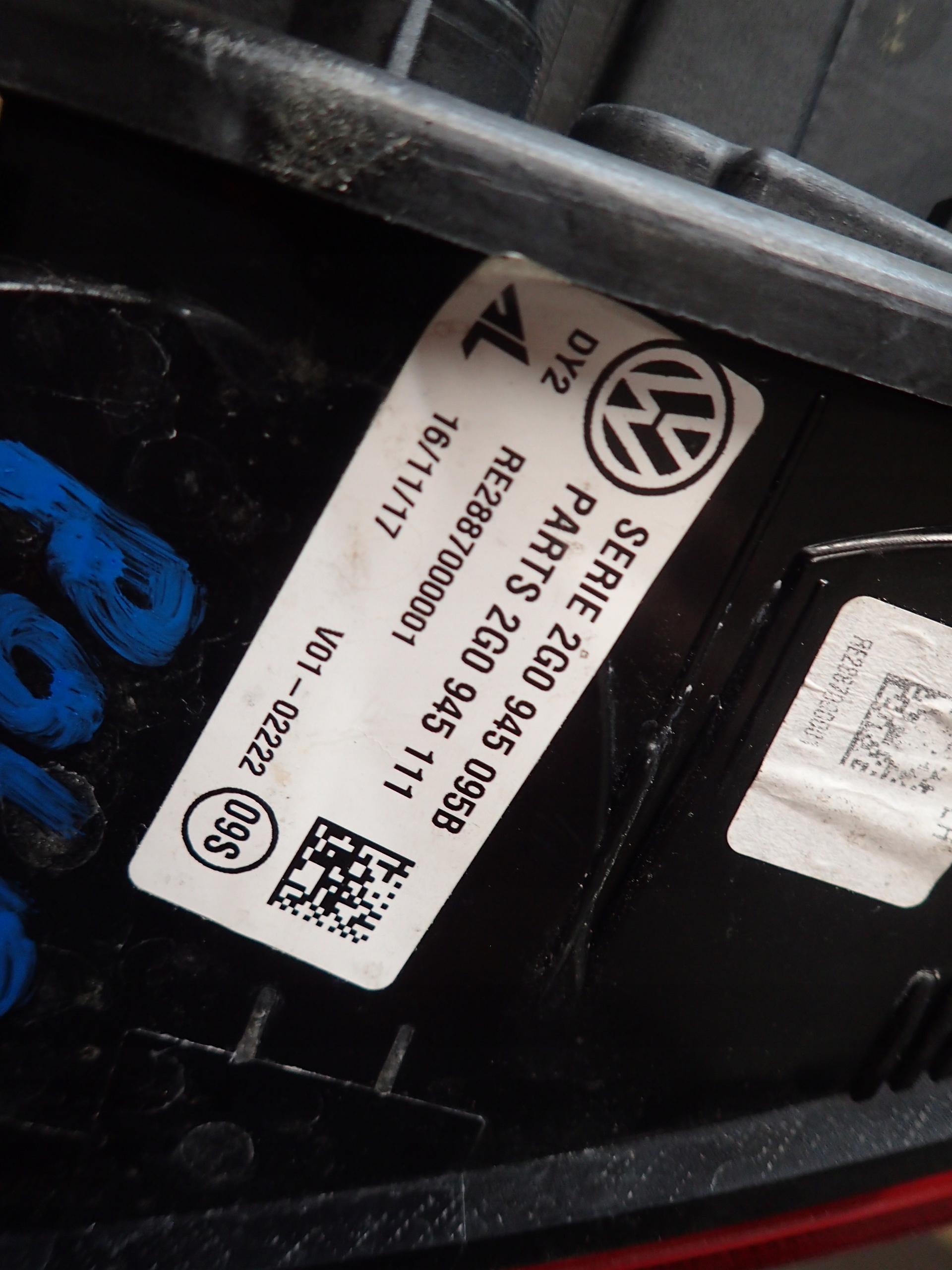 light rear part left VW POLO 17- LED 2G0945095B