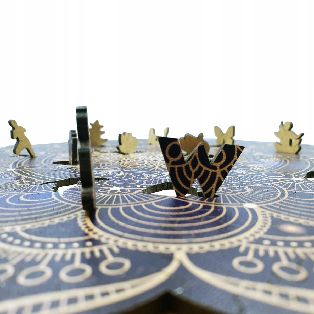 PUZZLE DREWNIANE LUKSUSOWA MANDALA 418 elementów Liczba elementów 418