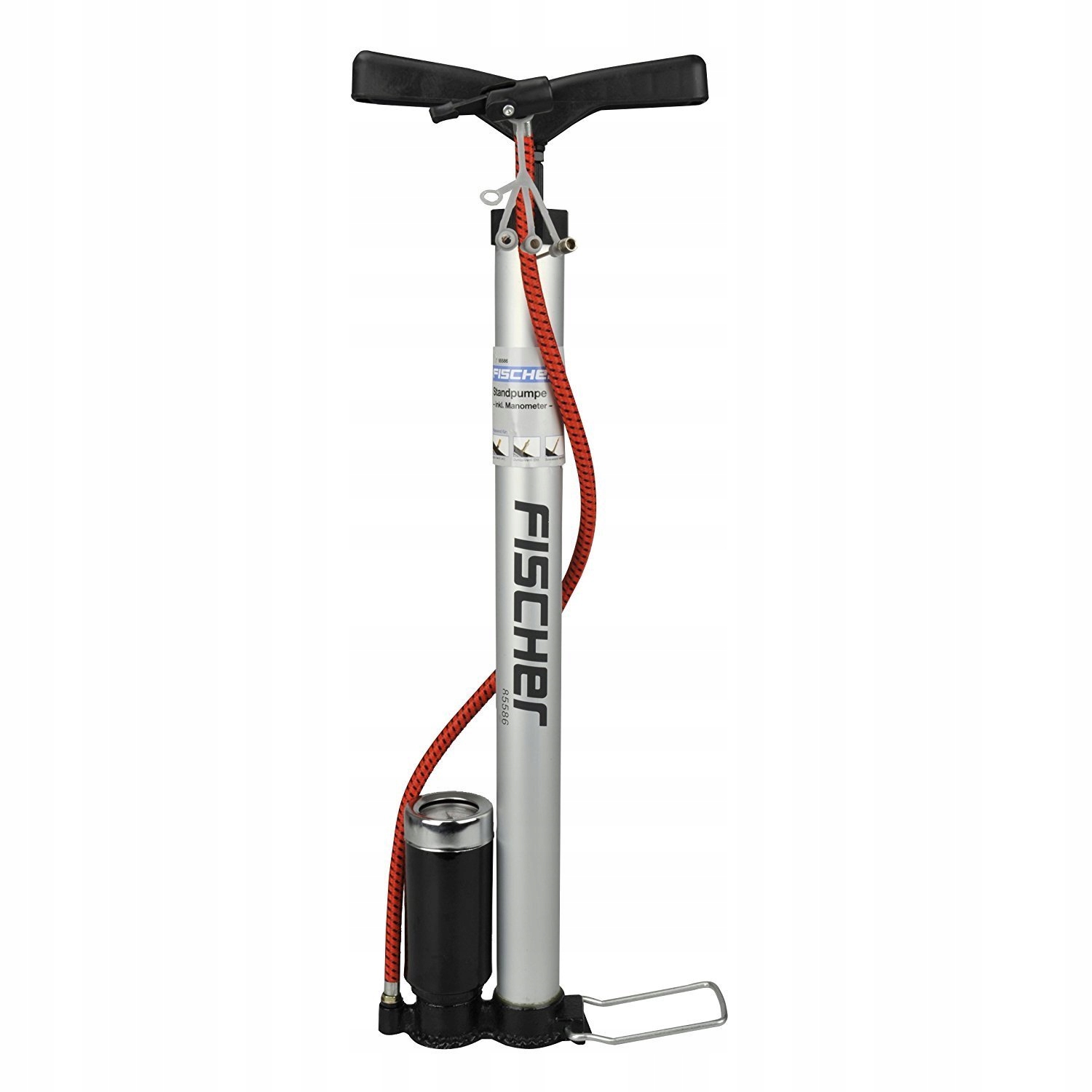 Pompka podłogowa Fischer 85586 szary
