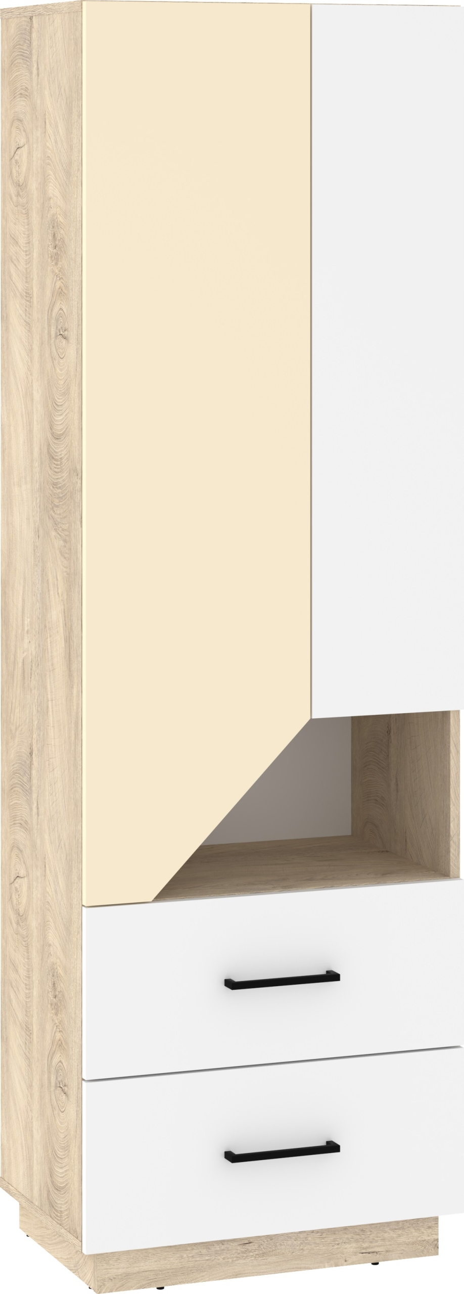 meble EPA 18 regał na książki zabawki krem