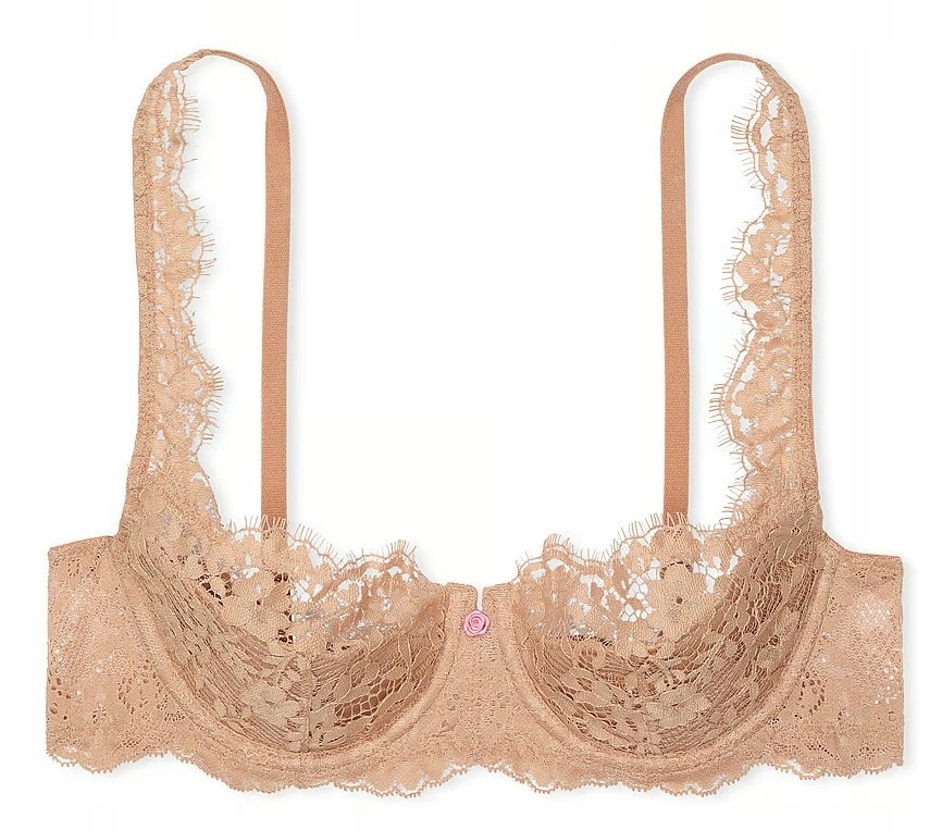 Krajková zvedací podprsenka Victoria's Secret béžová 75D (34D)