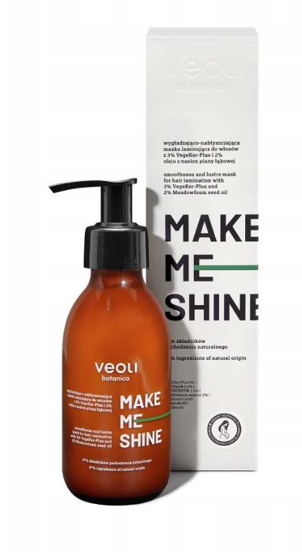 Veoli Make Me Shine vyhlazující lešticí laminovací maska 140 ml