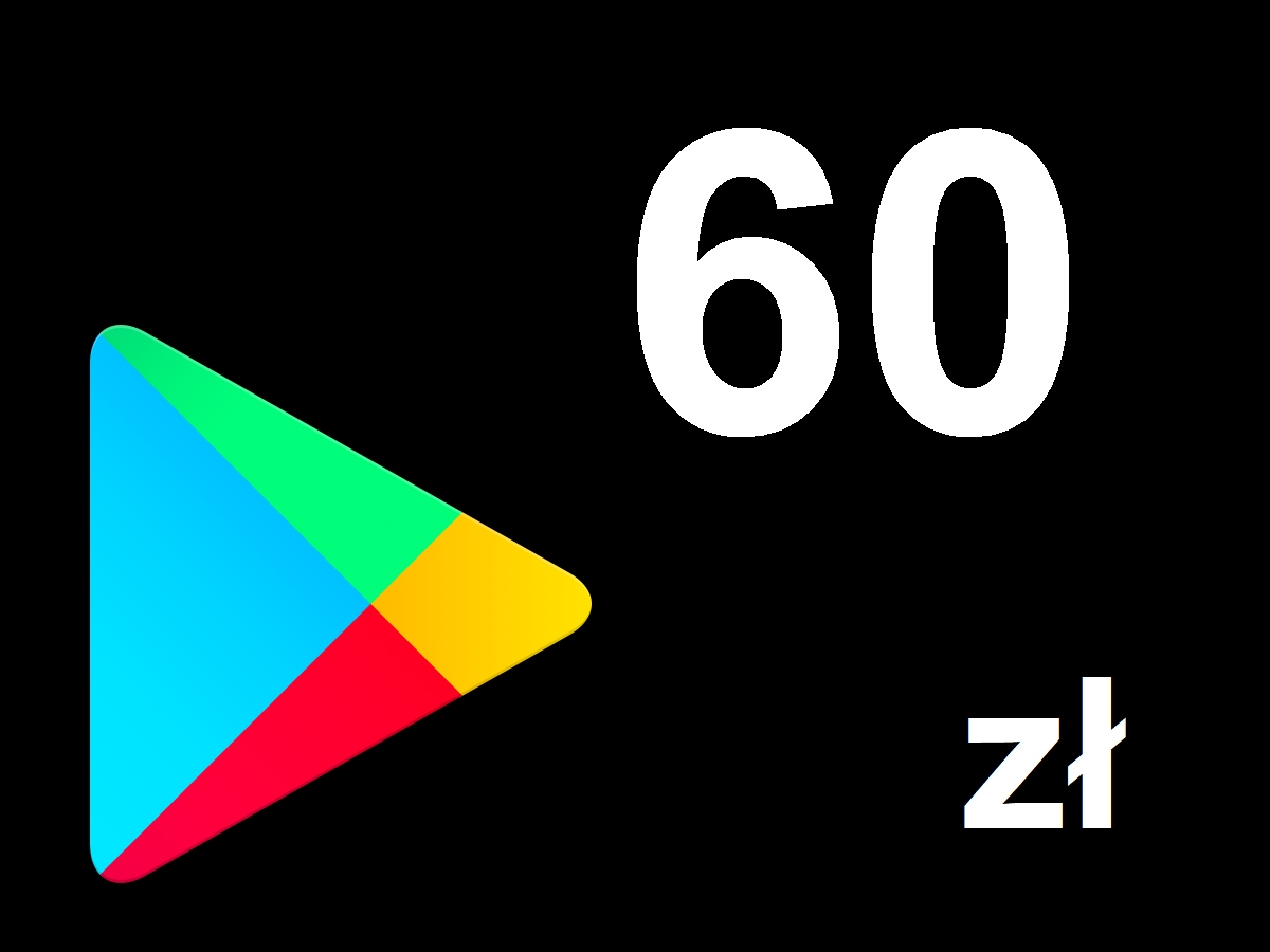 Google Play 60zł / Karta Podarunkowa, Android, Gift Card
