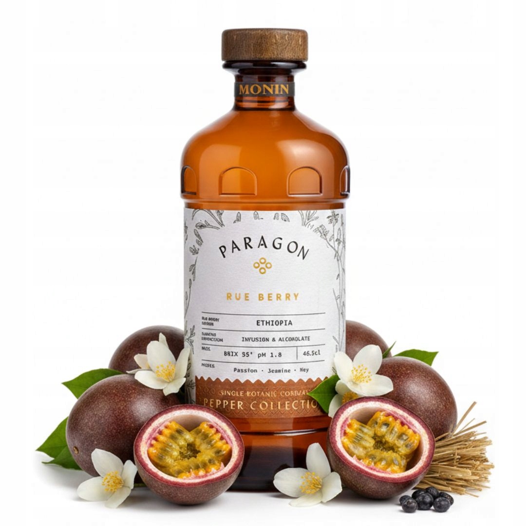 Paragon by Monin Rue Berry 485 ml Syrop Barmański do Drinków Premium
