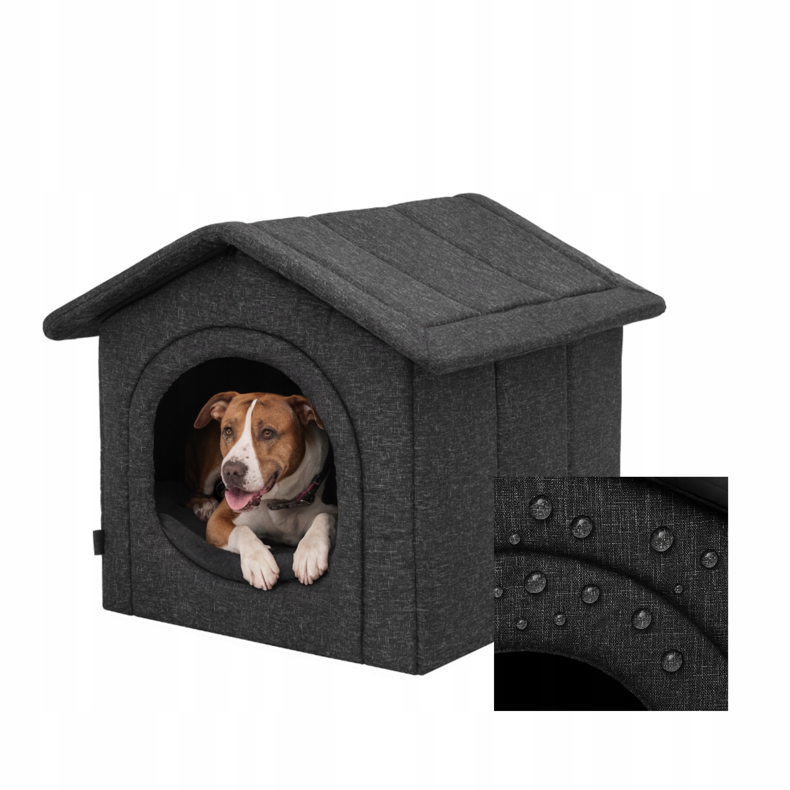 Levně Bouda pro psa – Pelíšek, Měkká bouda, Domeček, Poslání, Doggy 52x46x53 cm