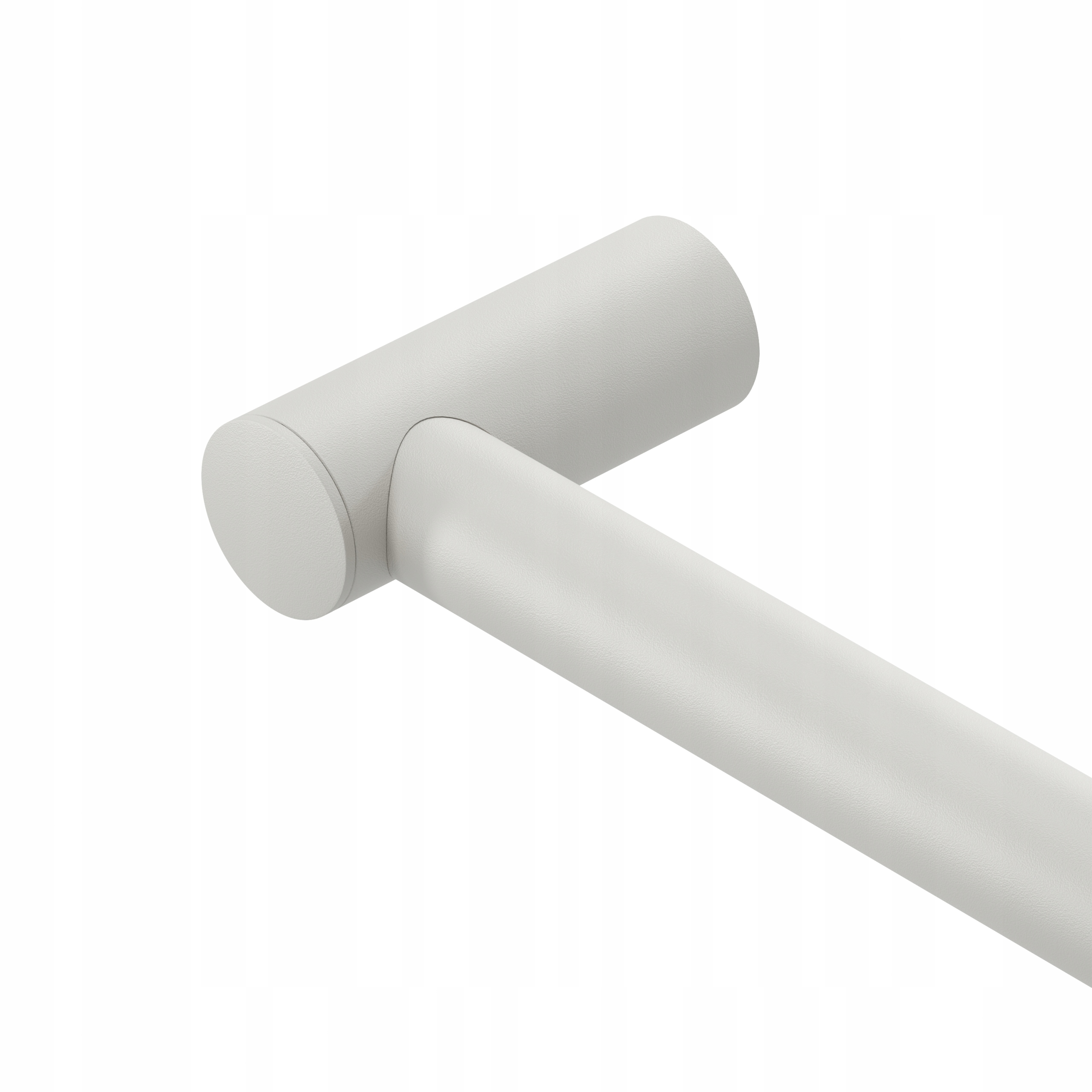 Schodišťové zábradlí, nástěnný držák zábradlí, kov, průměr 25 mm, kašmír, 200 cm Nero