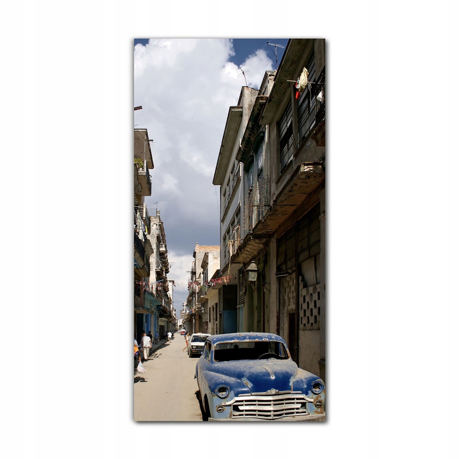 

Foto szklane do sypialni 70x140 Kuba miasto auta
