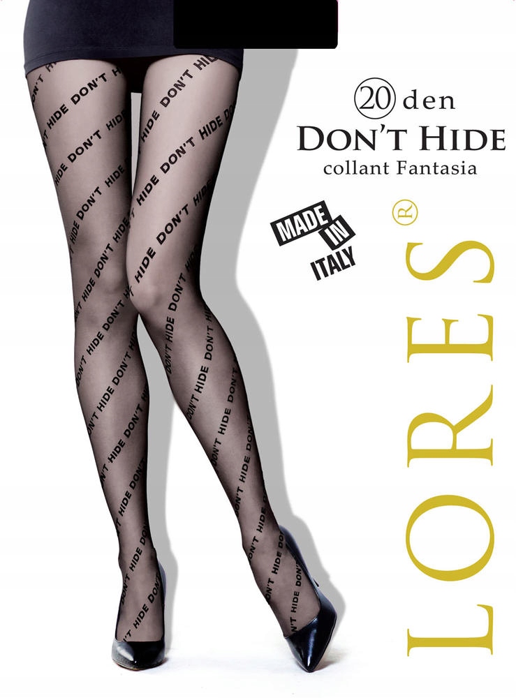 

Lores rajstopy napisy Don't Hide 20 den 1/2