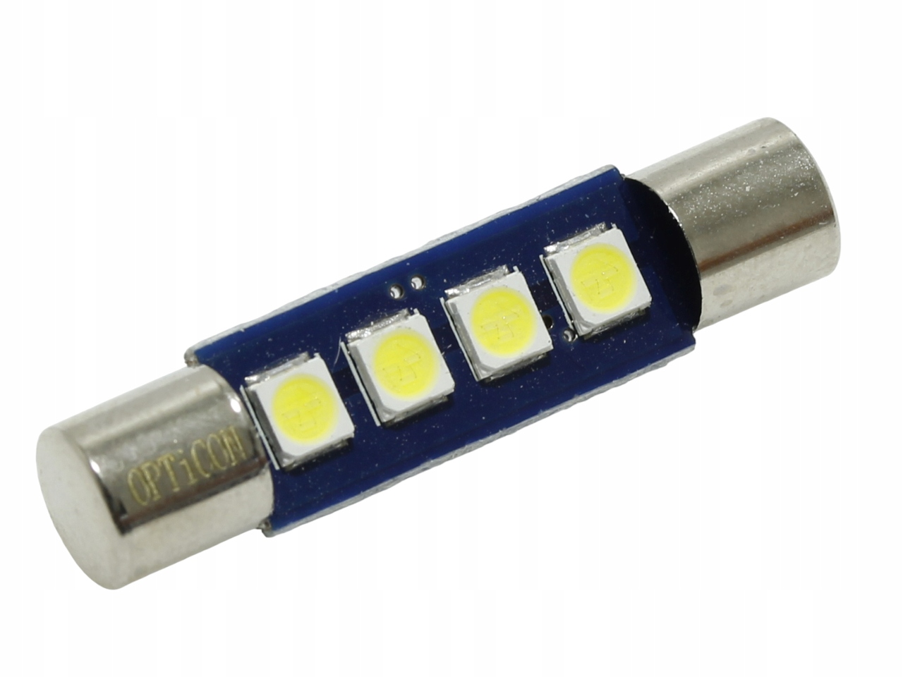 Autós Led izzó 30mm x 5mm C1,2W C3W C5W Szín Fehér Hideg 6000K