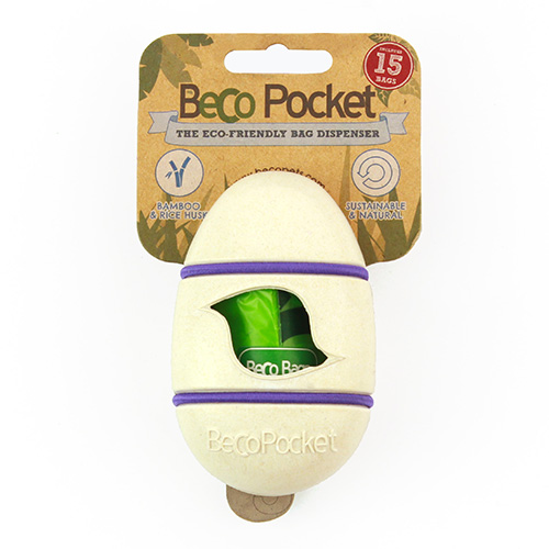 

Beco Pets Pojemnik na worki na kupy psa naturalny
