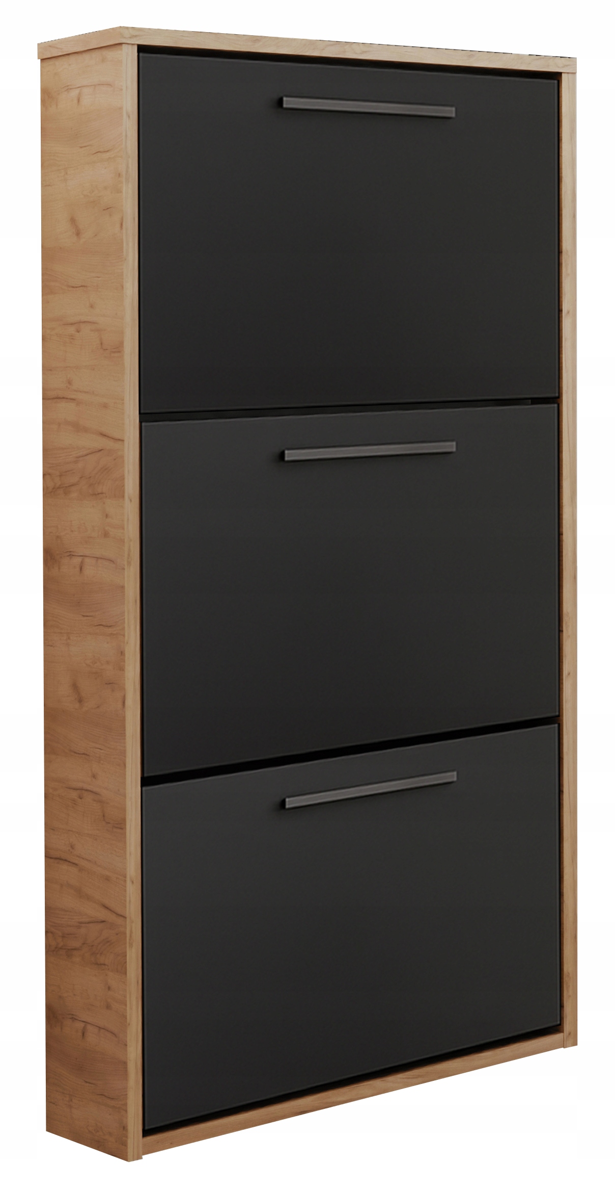 Botník s výklopným stojanem Jasper Mini Dub Craft Černá