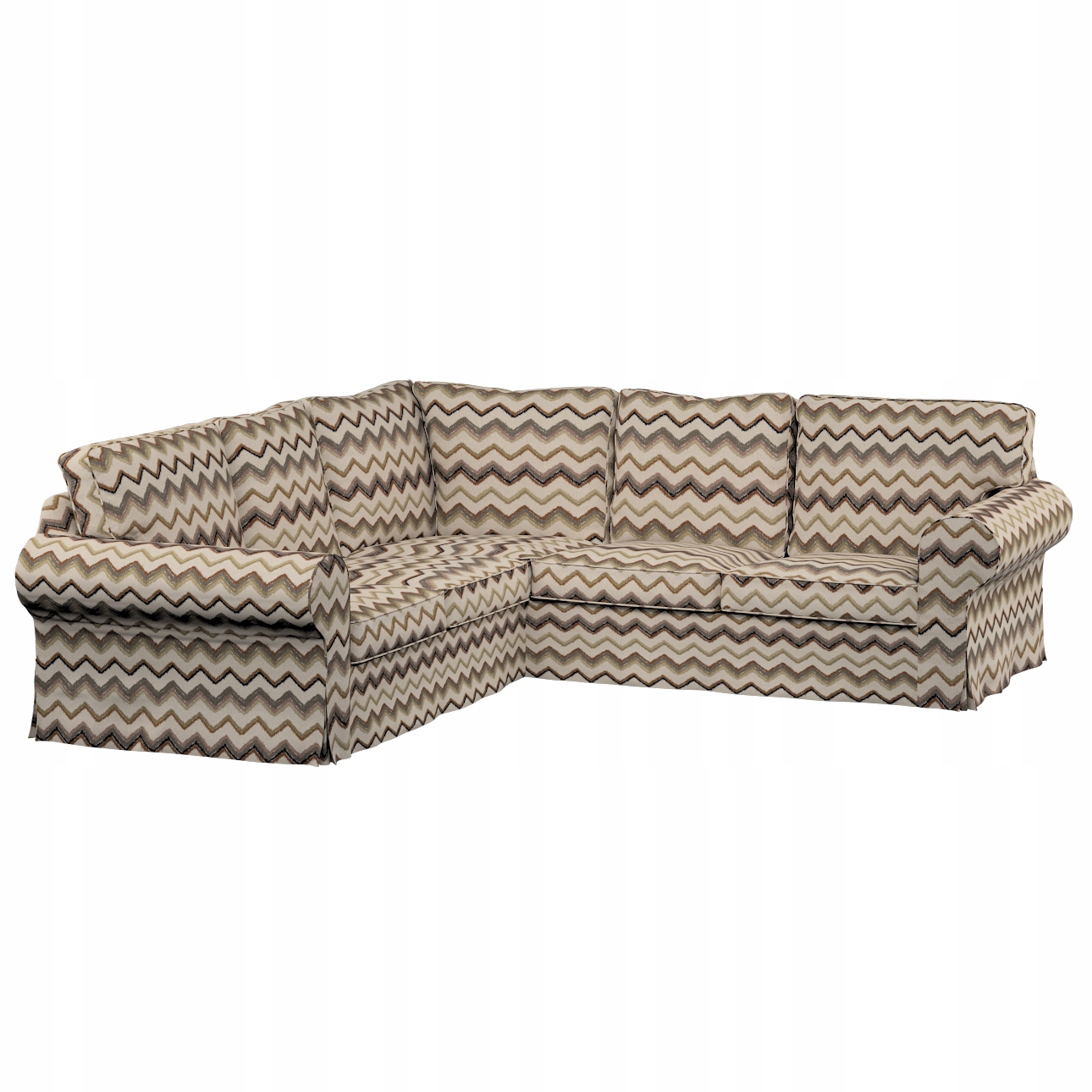 Potah na rohovou pohovku Ektorp Ikea zelený