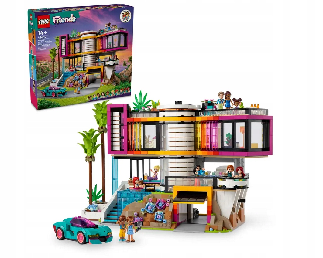 Lego 42639 Friends Andreina moderní rezidence Dům 2275 prvků