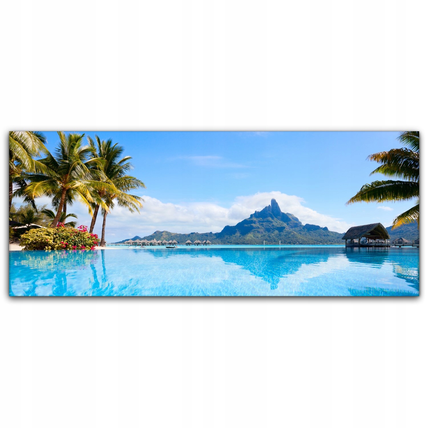 

Obraz na płótnie na ścianę 125x50 Tropiki Wybrzeże