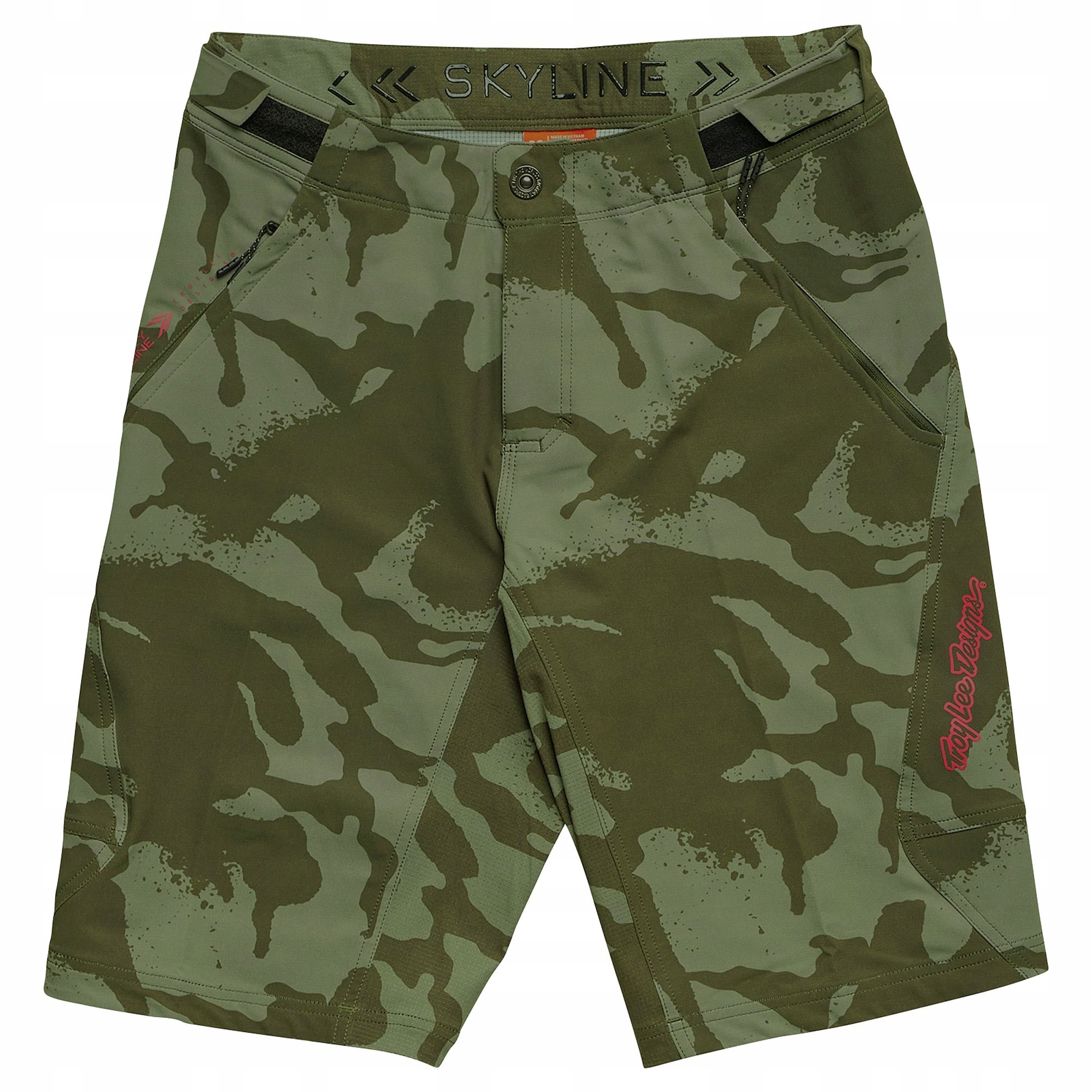 Tld Kraťasy Volné Skyline Shadow Camo Olive (23849000) velikost 31