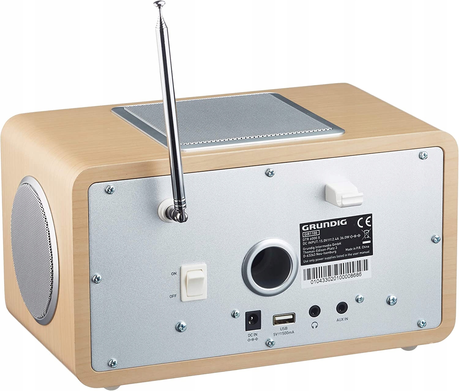 Radio sieciowe AM, DAB+, FM, internetowe Grundig DTR 6000 Marka Grundig