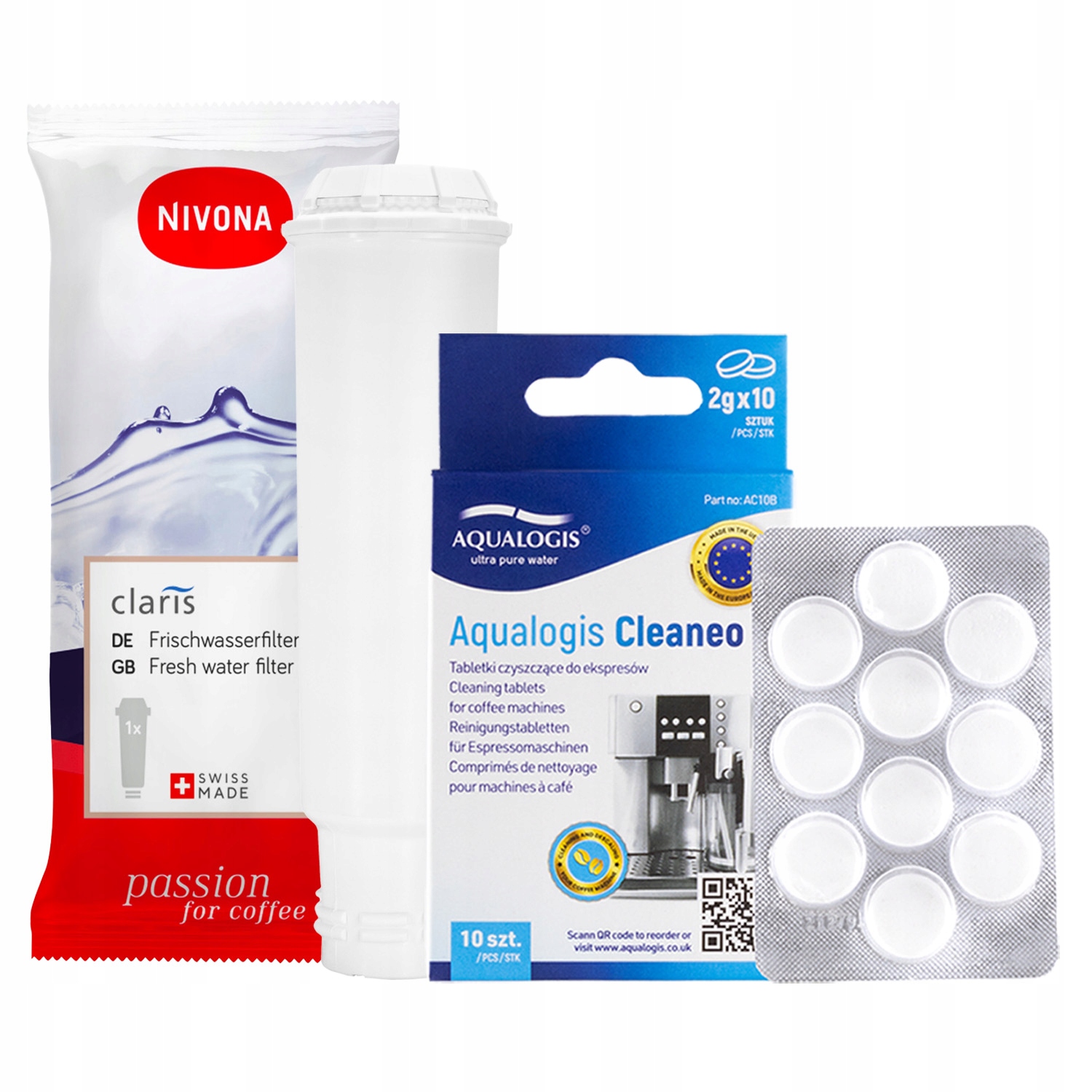 Filtr Do Ekspresu NIVONA + Tabletki Czyszczące Cleaneo 10 szt.