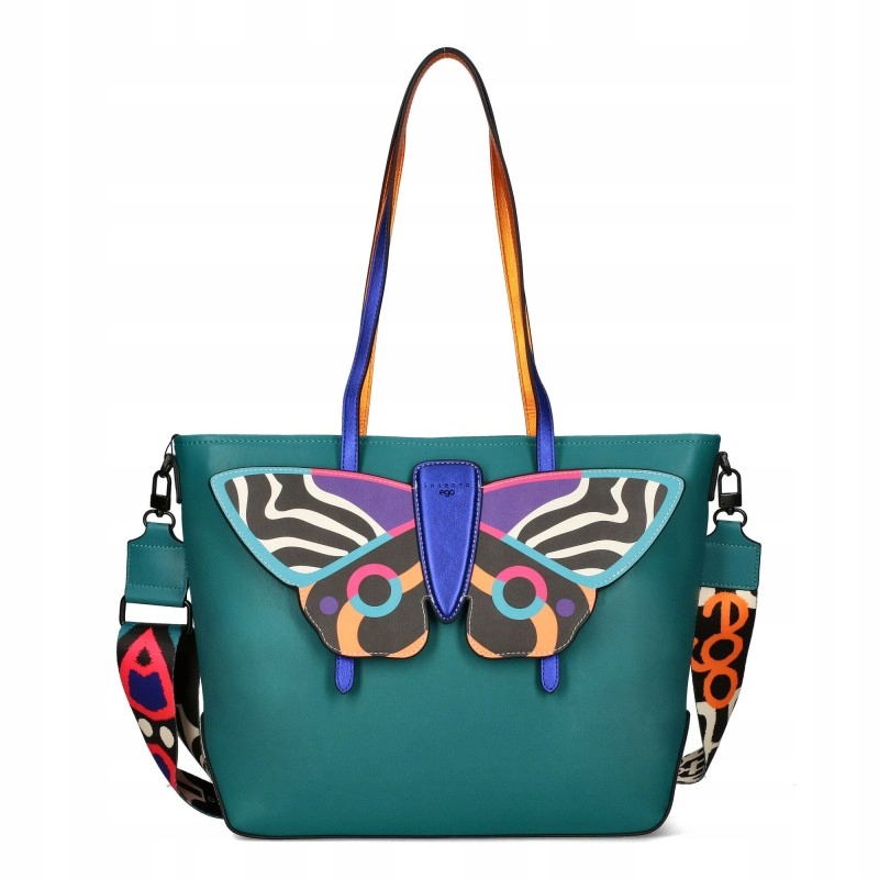 D65 torebka Ego creativity Mirage shoper z paskiem i odpinanym motylem