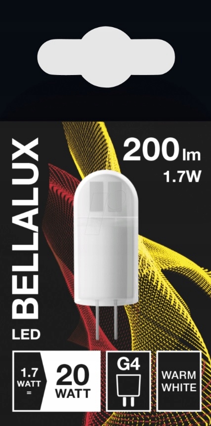 Żarówka LED Bellalux G4 1,7 W 200 lm 2700 K 12 V
