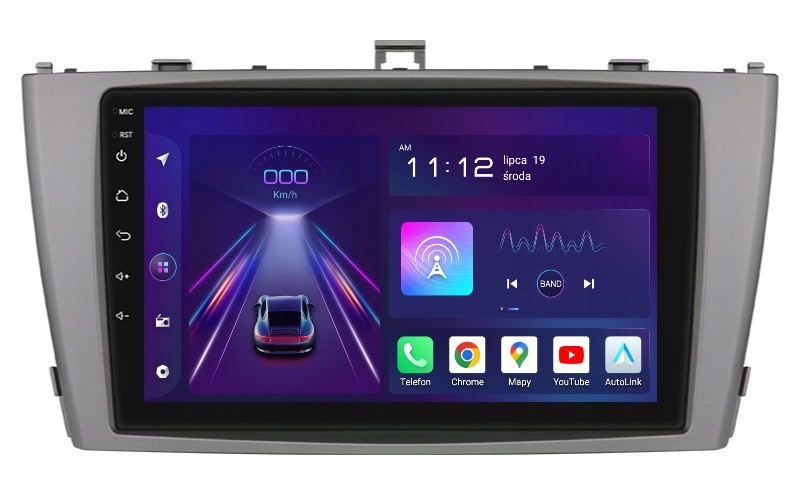 Nawigacja Radio 2DIN Android Toyota Avensis T27 8/256 Gb Dsp Carplay Lte