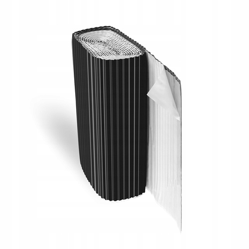 Komínová páska Ryflovaná 2D 300 mm Ral 9005 Černá