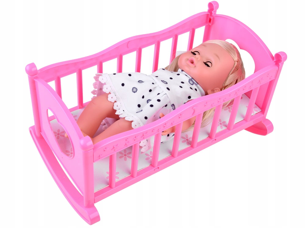 INTERAKTYWNA SIUSIAJĄCA LALKA WÓZEK KRZESEŁKO KOŁYSKA I AKCESORIA 15w1 Stan opakowania oryginalne