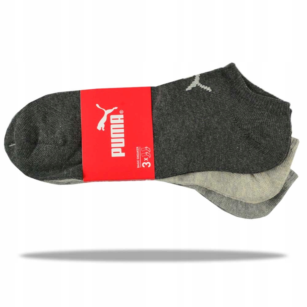 

Puma Skarpety Stopki Sneaker 3pary Antracyt 39-42