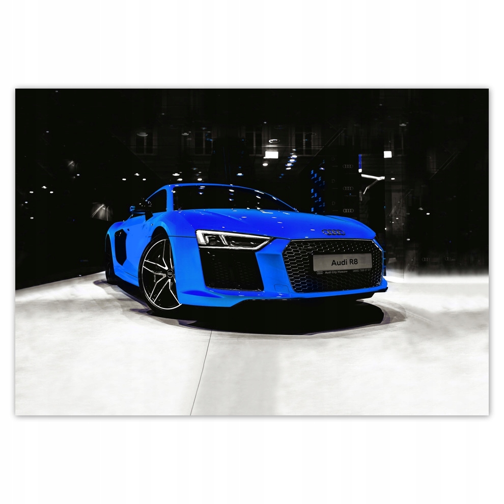 

Fototapety flizelina 368x254 Niebieskie Audi R8