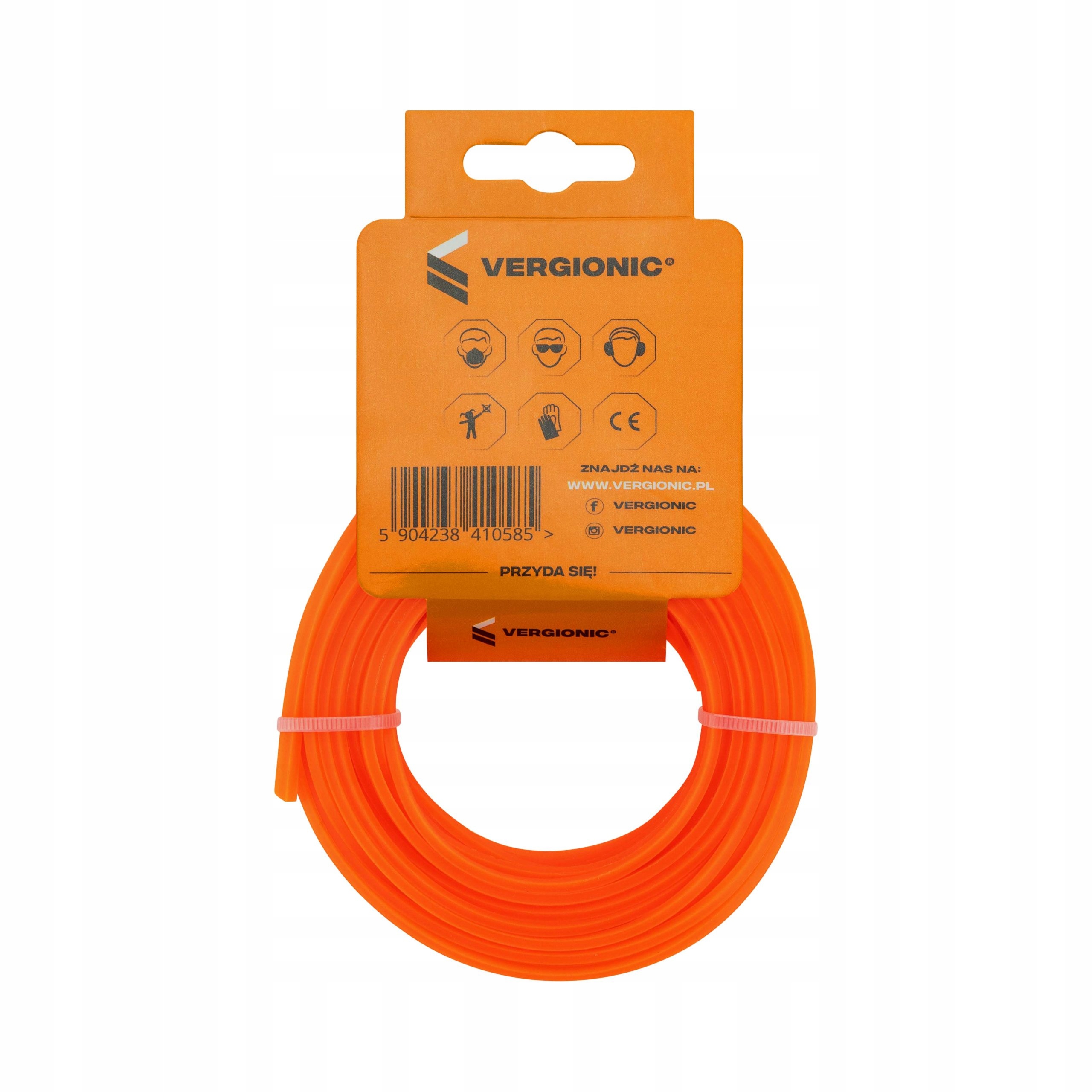 

Żyłka Tnąca Do Podkaszarki kwadratowa 2,4mm 15m